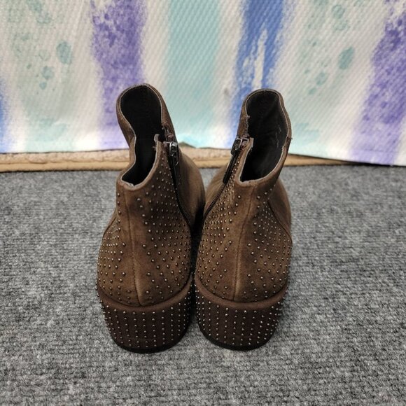 Donald Pliner Brown Studded Ankle Booties - Picture 4 of 7